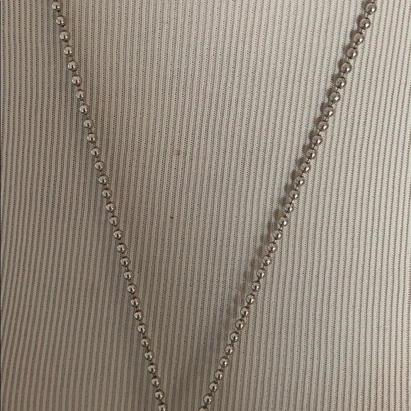 Silver plated faith charm necklace - Picture 4 of 5